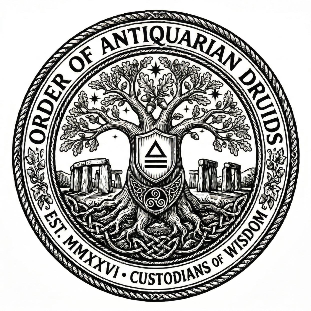 Seal of the Order of Antiquarian Druids.